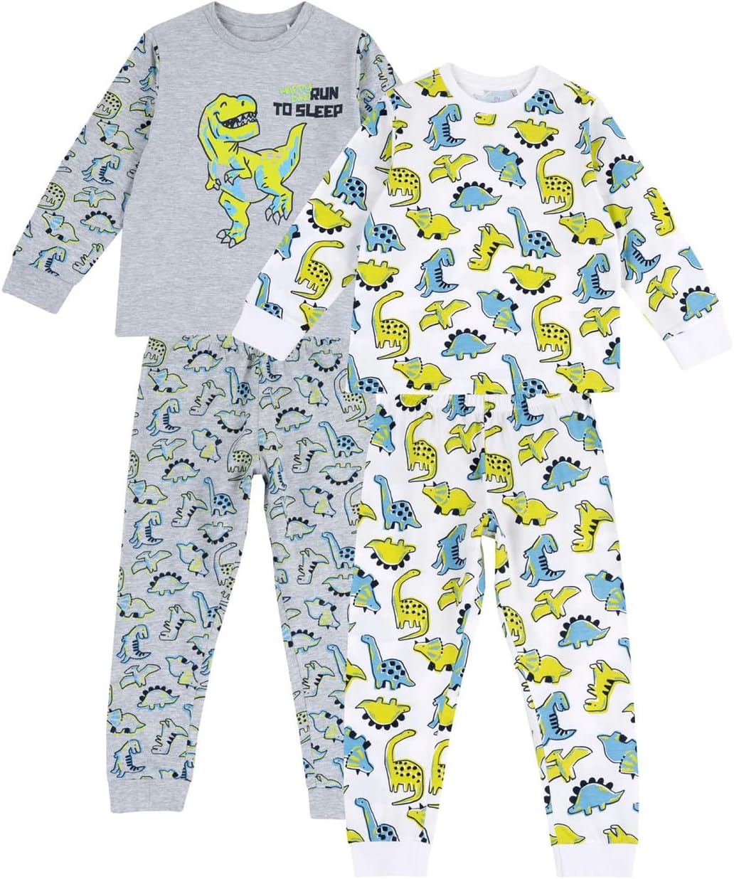 Detalle de Chicco Pigiama a 2 pezzi per Bambini e Bambine – Cotone felpato, comfort e stile, confezione doppia