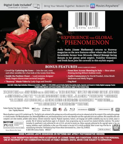 Thumbnail 1 de The Devil Wears Prada 2 - Blu-ray + Digital