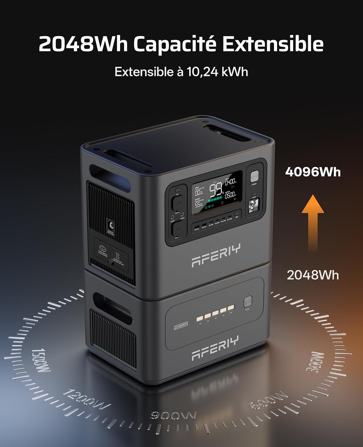 Detalle 2 de AFERIY P280 Générateur 2800W 4096Wh