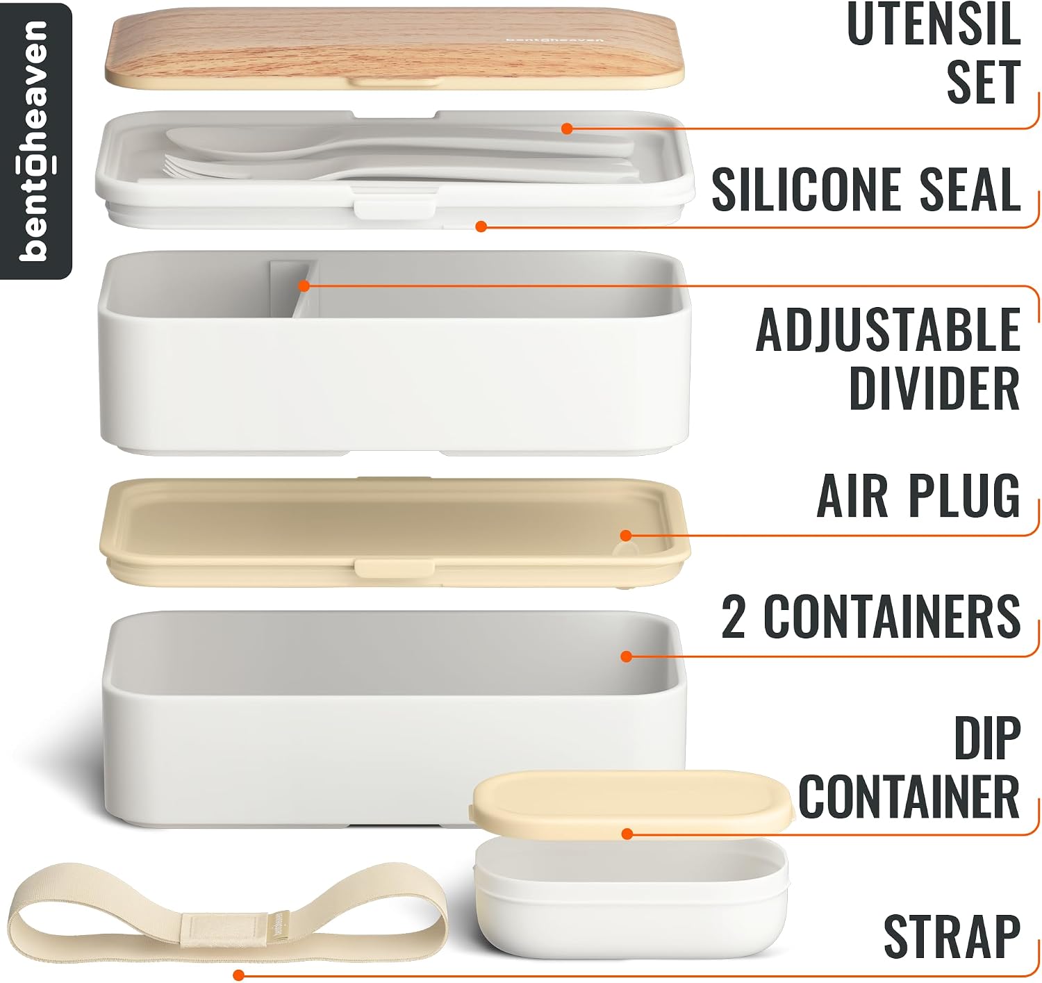 Detalle 1 de Bentoheaven Bento Box 40 oz