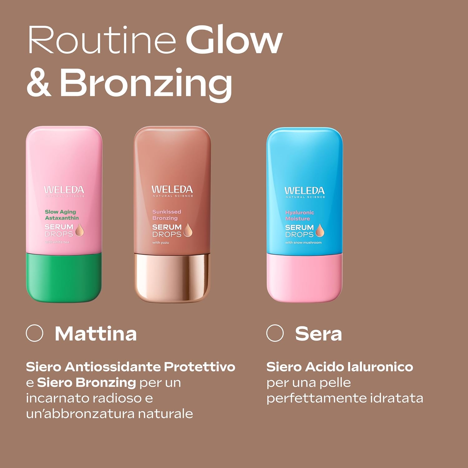 Thumbnail 5 de WELEDA Siero Bronzing Booster Drops con Yuzu e pigmenti ambrati (30 ml) – gocce viso effetto “no make-up”
