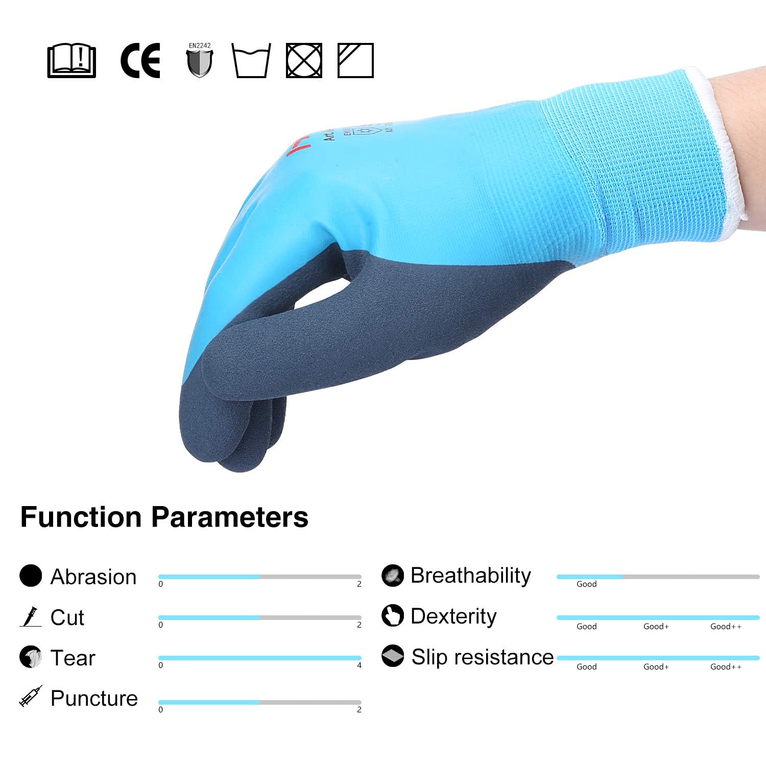 Thumbnail 5 de DS Safety L6201W Arbeitshandschuhe Größe 10 🧤