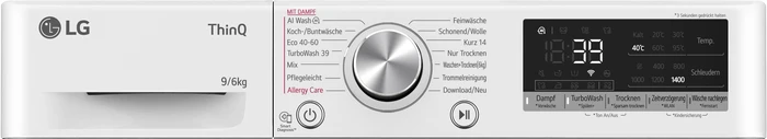 Detalle 2 de LG W4WR70961 9/6 kg