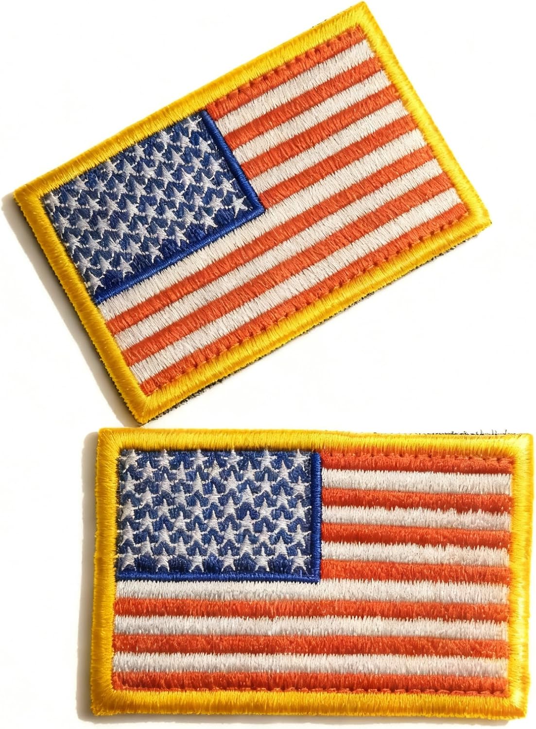 Detalle de Walitefu American Flag Patches, 3.0 x 2.0 Inches