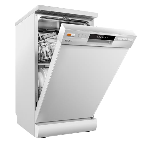 Thumbnail 1 de COMFEE' Slimline Dishwasher, 45cm, 10 Place Settings in White