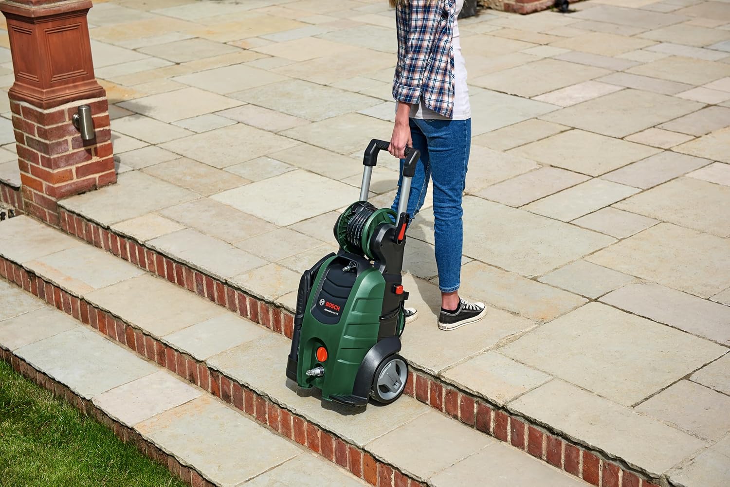 Thumbnail 3 de Bosch Home and Garden 06008A7D00 idropulitrice a pressione 2100 W, 140 bar, colore verde
