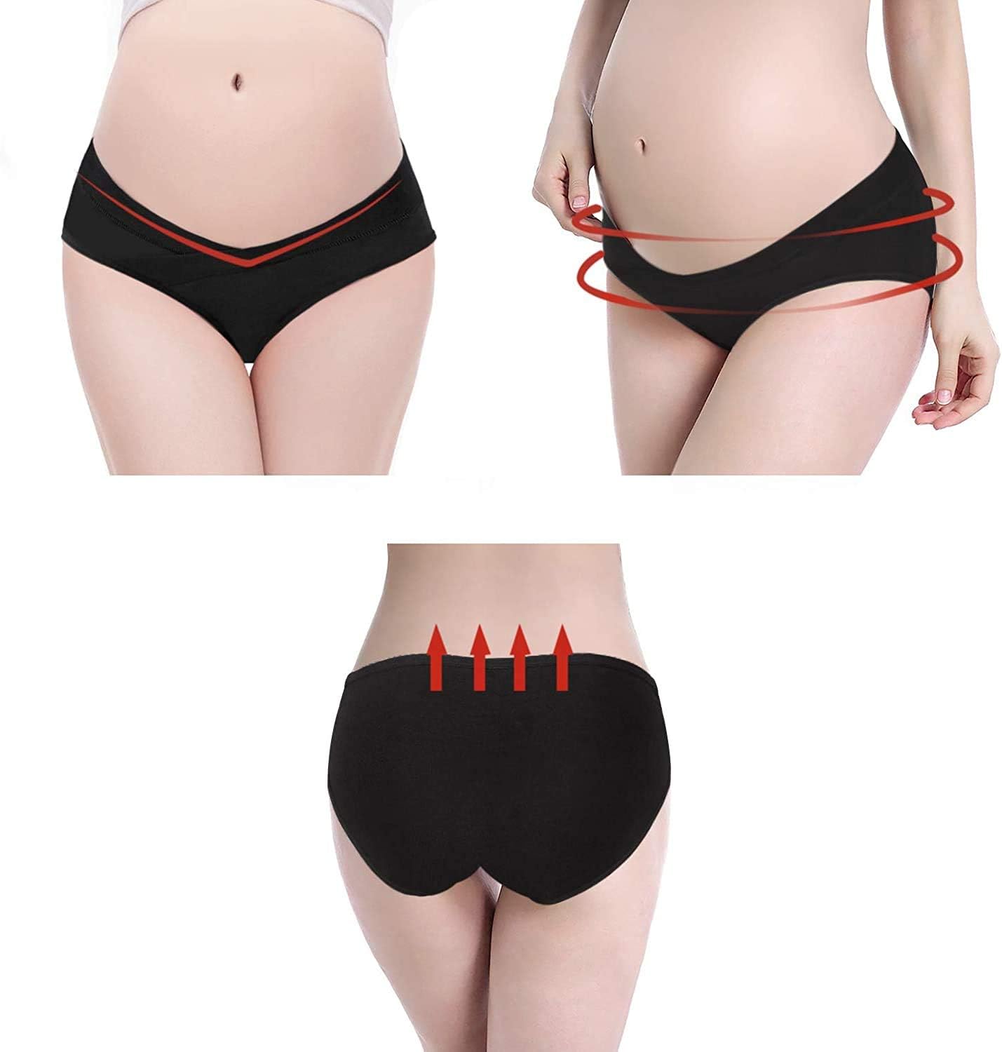 Thumbnail 4 de HBselect 6er Pack Unterhosen für Schwangere & Postpartum aus Baumwolle