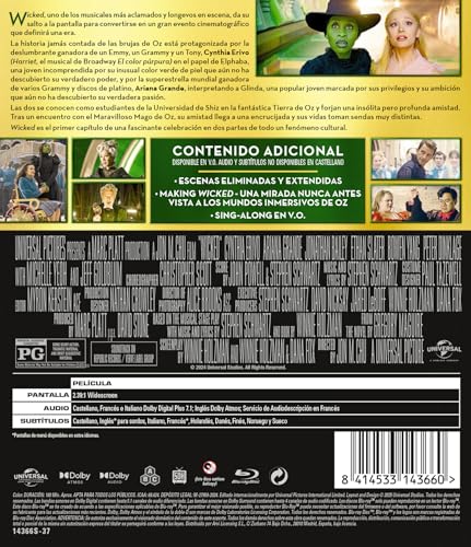 Thumbnail 1 de Wicked: Parte 1 (Blu-ray) [Blu-ray]