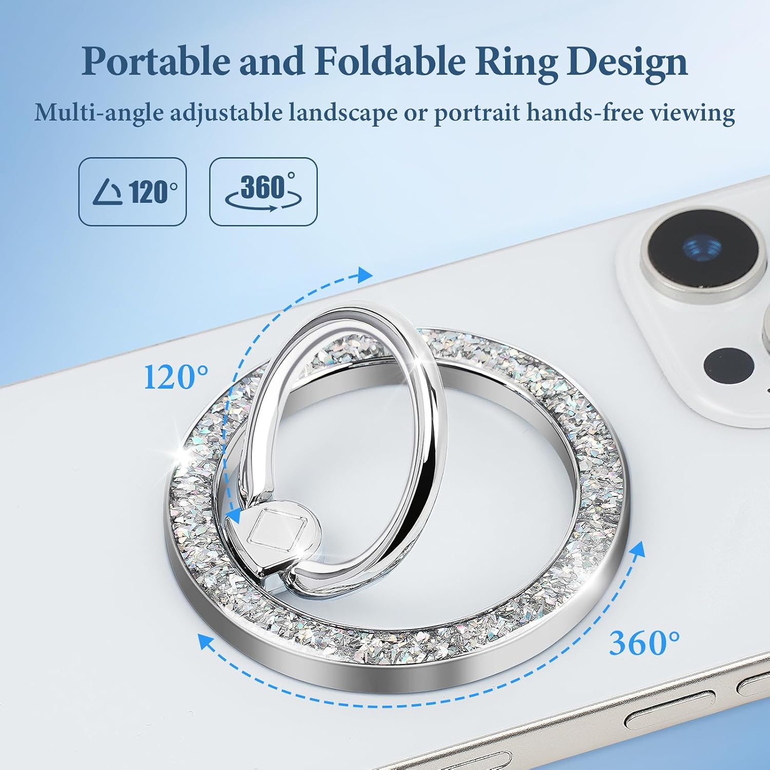 Detalle 2 de MENTINS Magnetic Phone Ring MagSafe 1 for iPhone