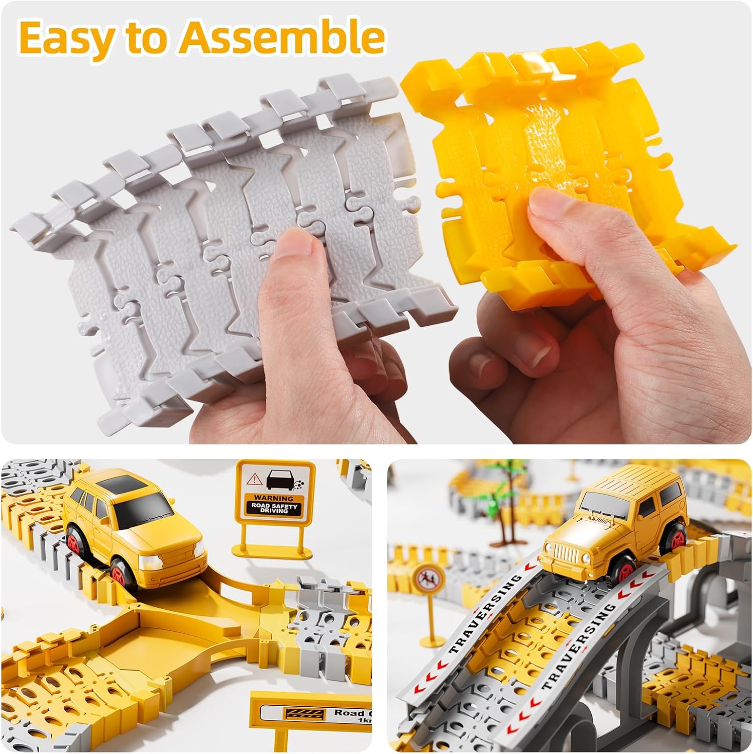 Thumbnail 4 de iHaHa Construction Race Track Set for Ages 3–6