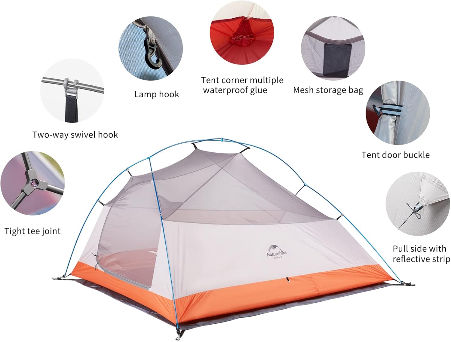 Thumbnail 5 de Naturehike Nuovo Cloud-up 3: Tenda tripla leggera e all-round per escursioni outdoor