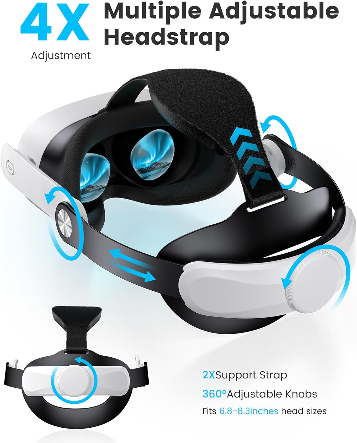 Detalle 2 de Kawaye Meta Quest Head Strap MQ5000 for Quest 3S/2/3