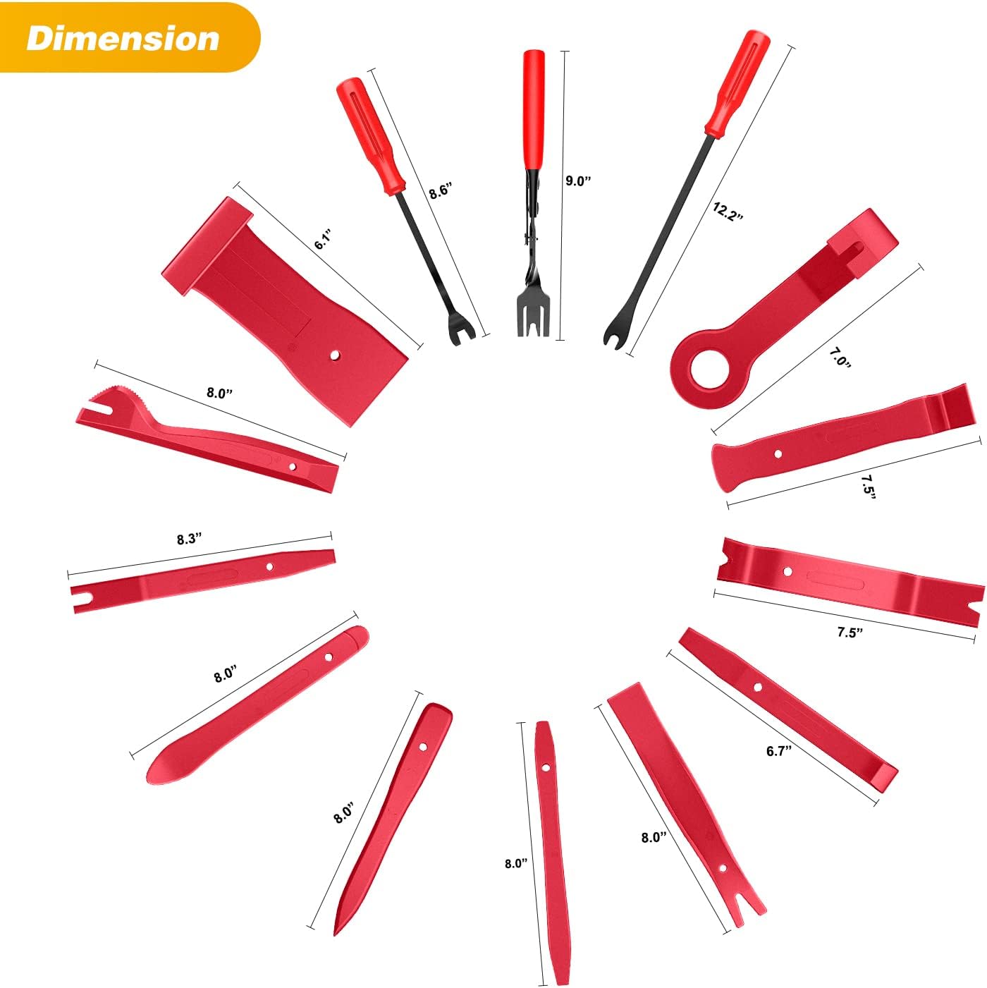 Detalle 2 de GOOACC Automotive Trim Removal Tool Set 88-Piece
