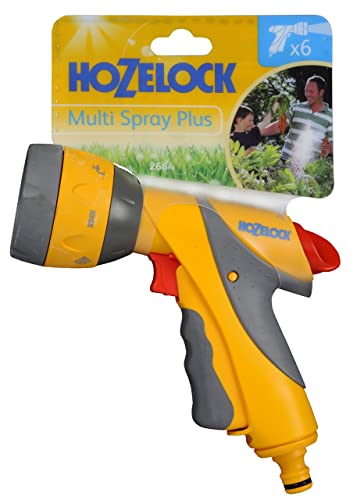 Detalle de HOZELOCK Multi-Jet Spray Gun Plus (2684P0000) – Ergonomic 6-Pattern Hose Gun for Daily or Intensive Use