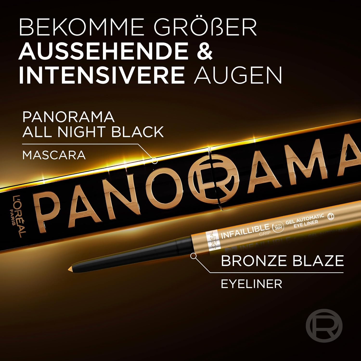 Thumbnail 6 de L'Oréal Paris Panorama Mascara All Night Black – Volumen, Definition und 1,4x größere Augen