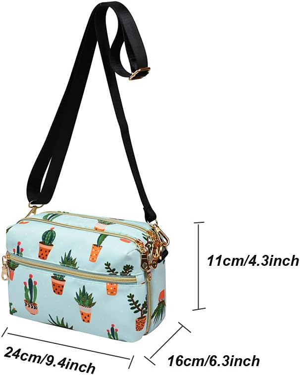 Thumbnail 4 de YANAIER women’s compact crossbody bag with multi-pocket phone pouch design