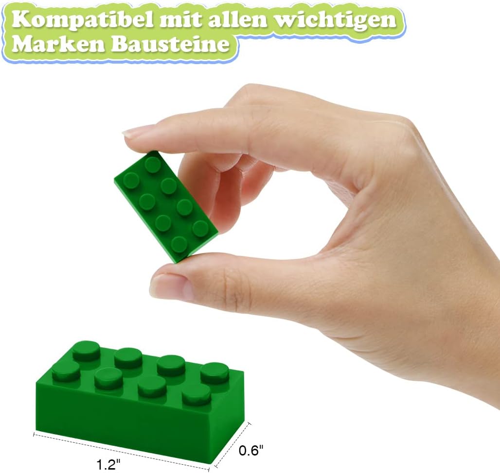 Thumbnail 3 de Etarnfly 200 Stück 2x4 gemischte Classic-Steine – kompatibel, Kreativ- & Lernspielzeug für Kinder