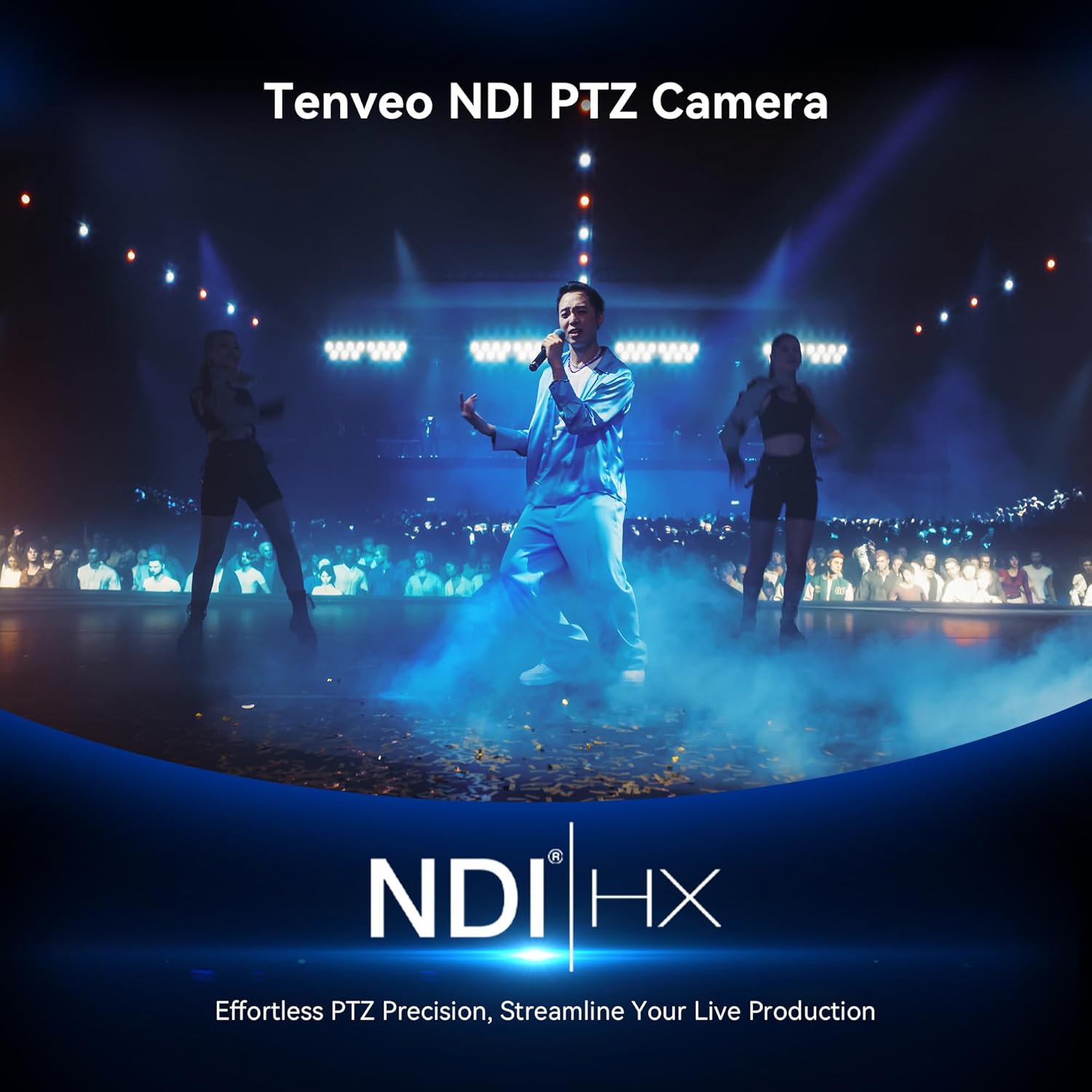 Thumbnail 4 de Tenveo 4K NDI PTZ Camera with AI Humanoid & Face Auto-Tracking (20X Optical Zoom)