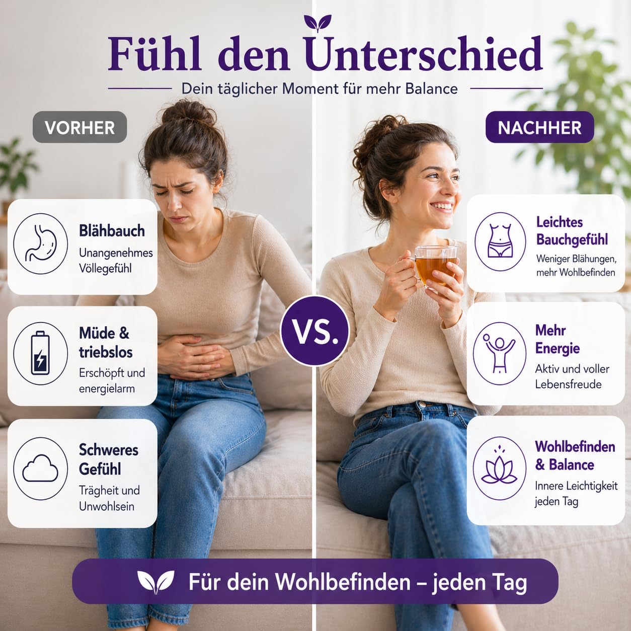 Thumbnail 6 de Detox Tee zum Abnehmen – 28 Tage Kräutertee mit Leber-Komplex aus Mariendistel, Artischocke & Löwenzahn