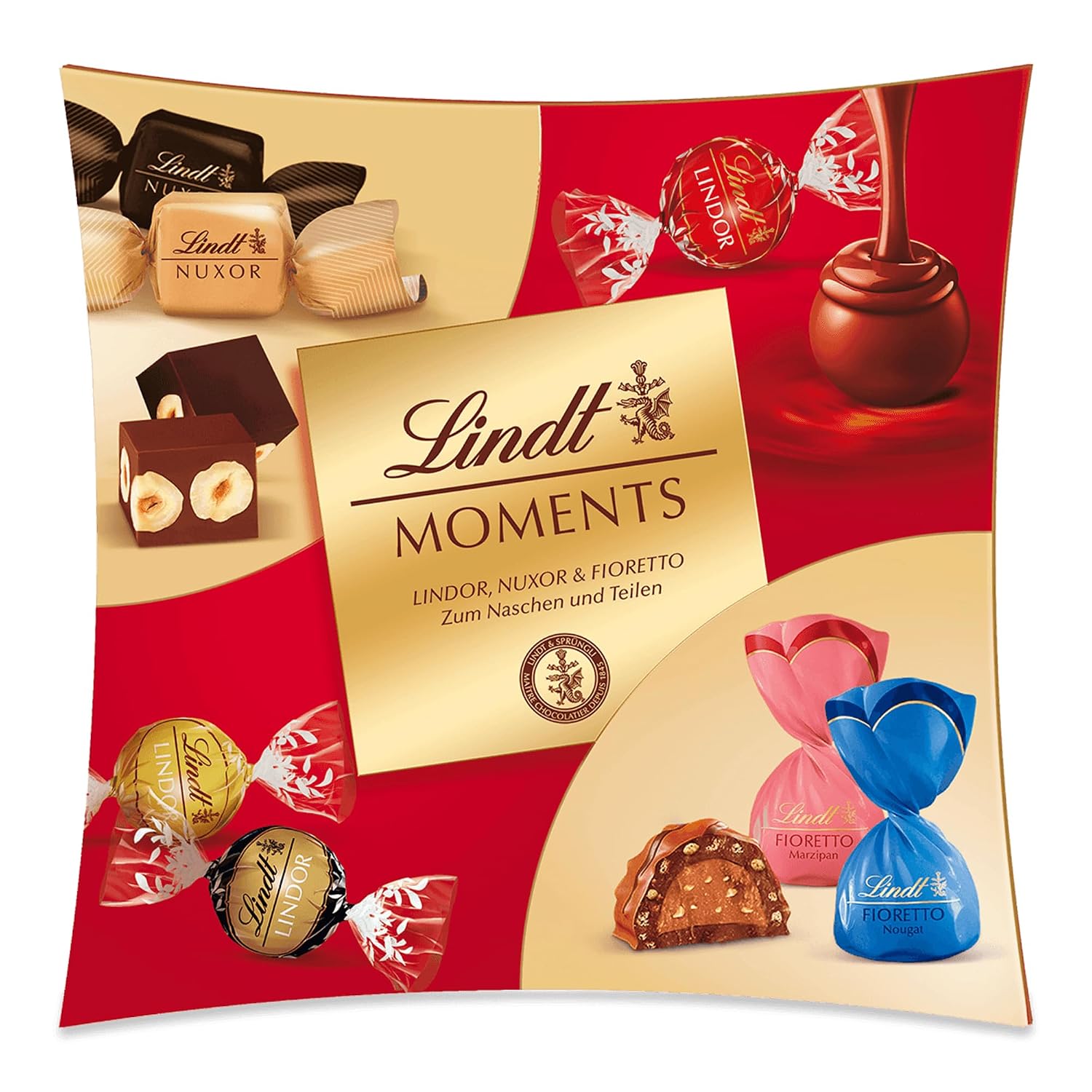 Detalle de Lindt Moments Box Schokolade 223 g