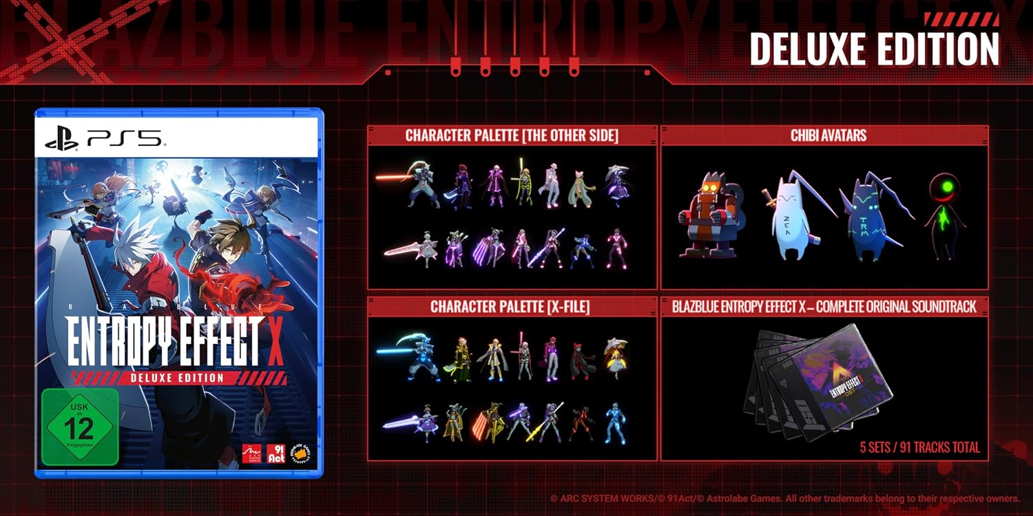Detalle de BlazBlue Entropy Effect X Deluxe Edition – PS5