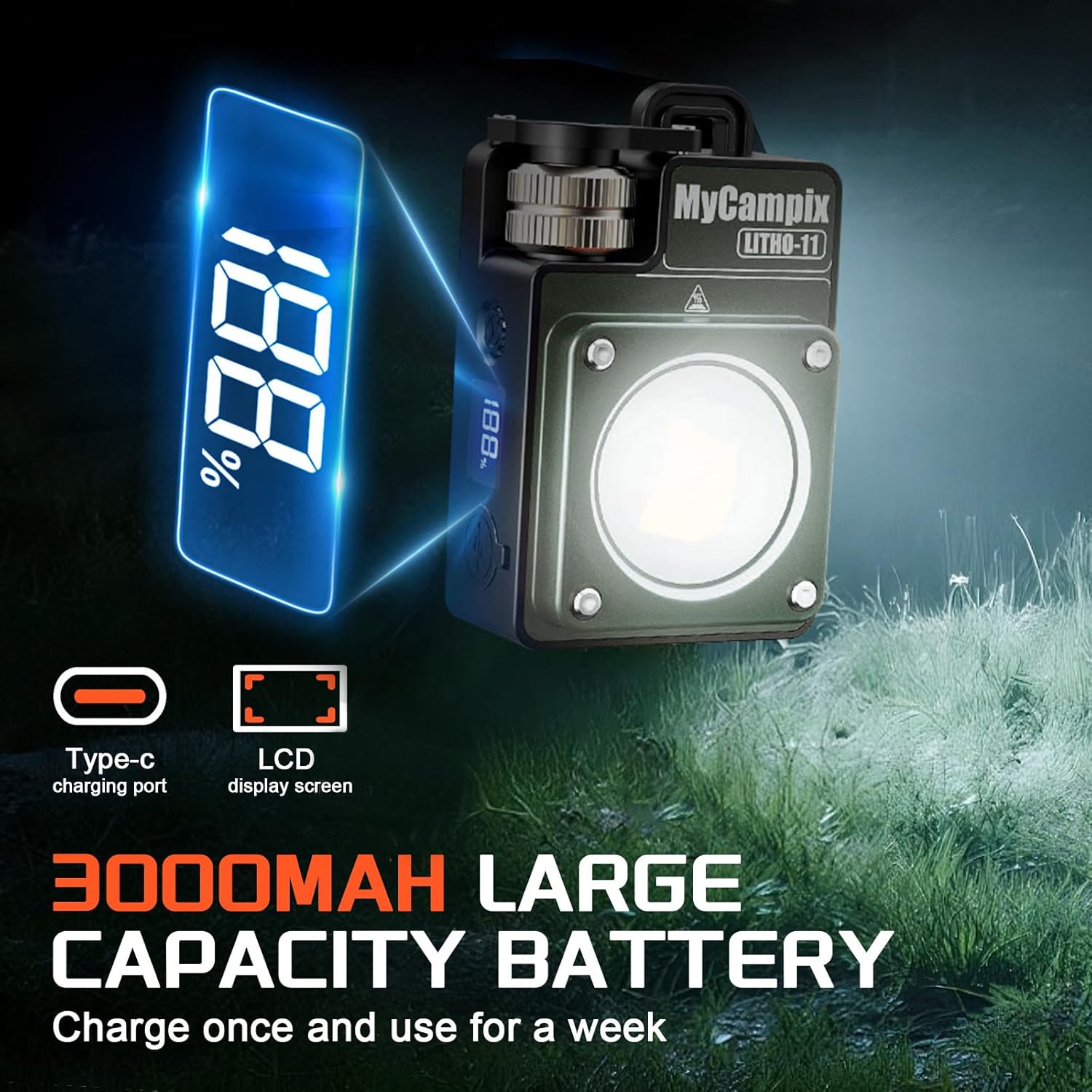 Thumbnail 2 de MyCompix Portable Camping Light 3500LM Lantern 🏕