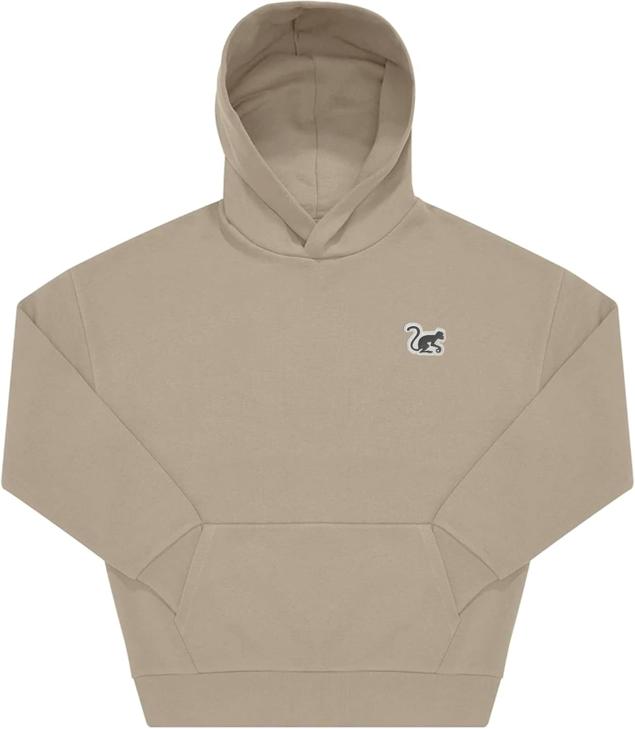 Detalle de Surf Monkey Hoodie oversize con cappuccio in cotone biologico 350 GSM