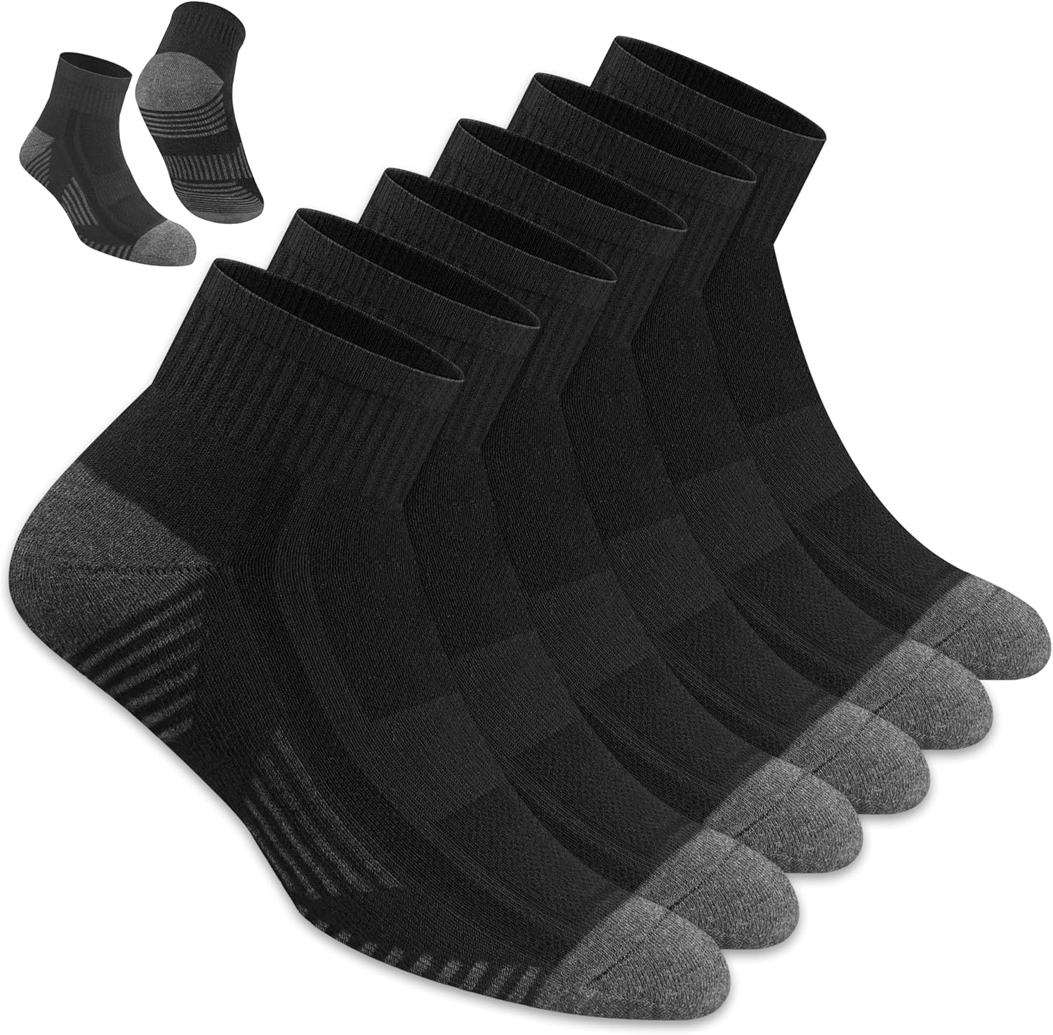Thumbnail 4 de NAVYSPORT Chaussettes sport coton homme 6 paires