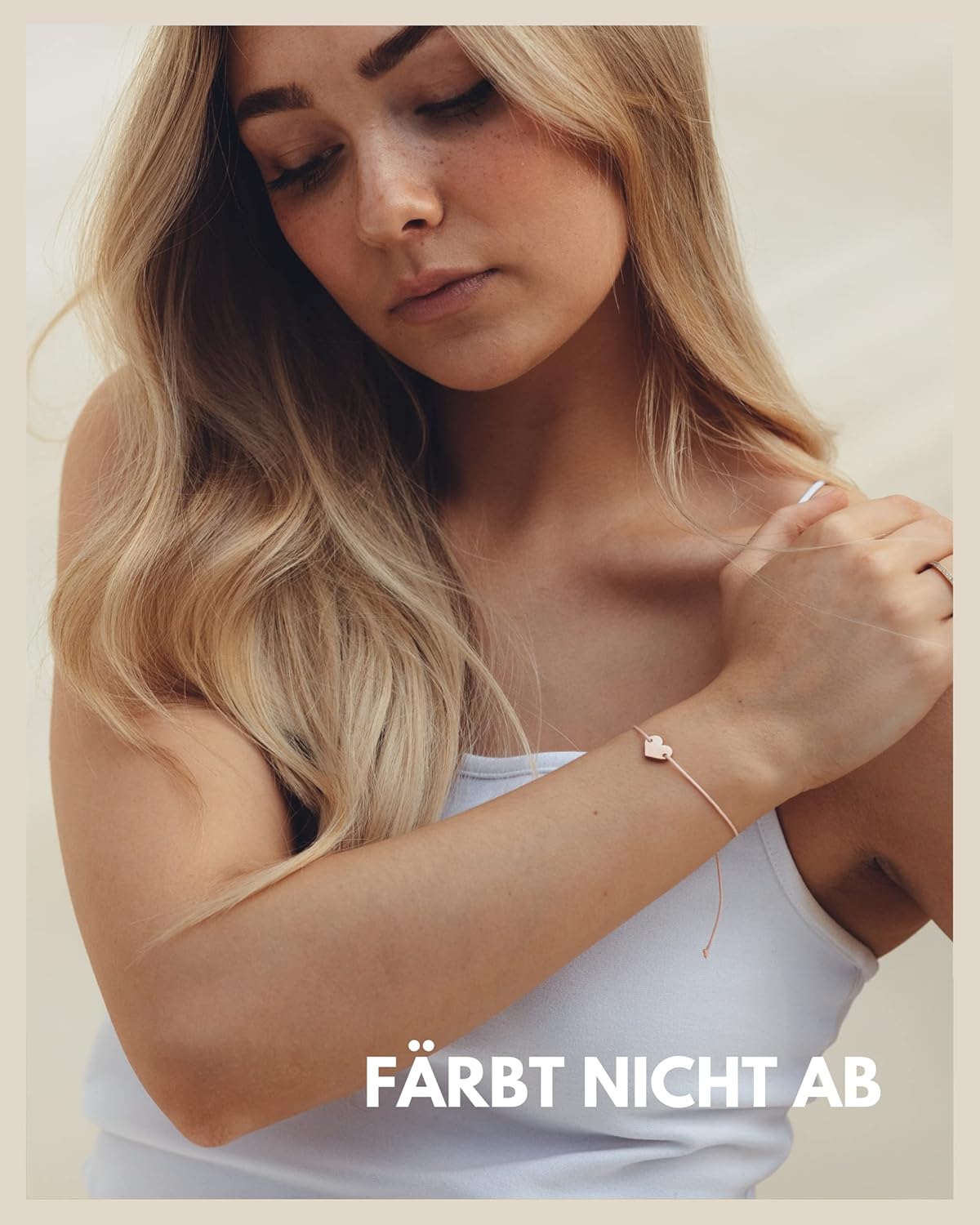 Detalle 2 de GD GOOD.designs Freundschaftsarmband Set 18K Rosegold