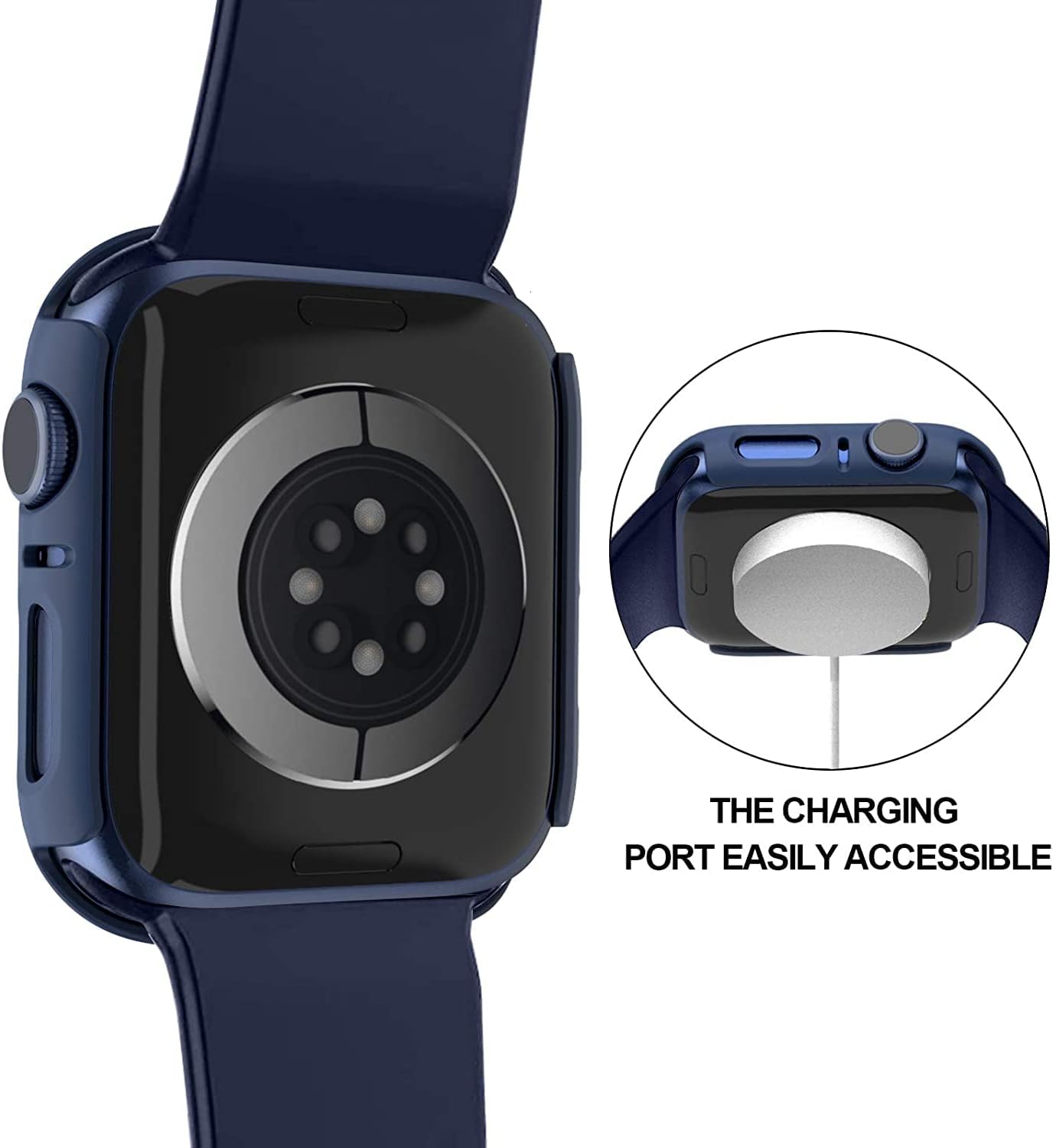 Detalle de Landhoo 6-Pack Apple Watch Case for Series 3/2 42mm with Screen Protector