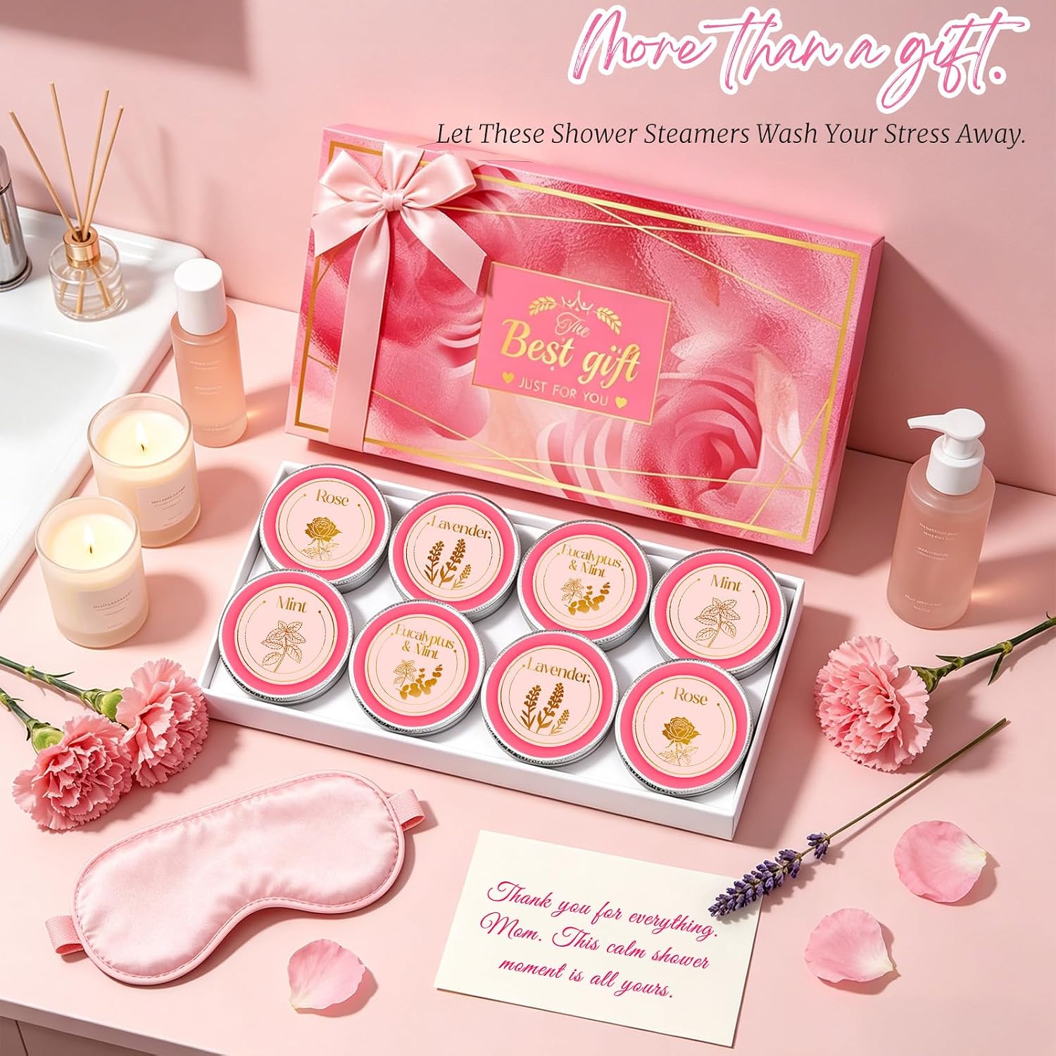 Detalle 2 de Shower Steamers Aromatherapy 8-Pack