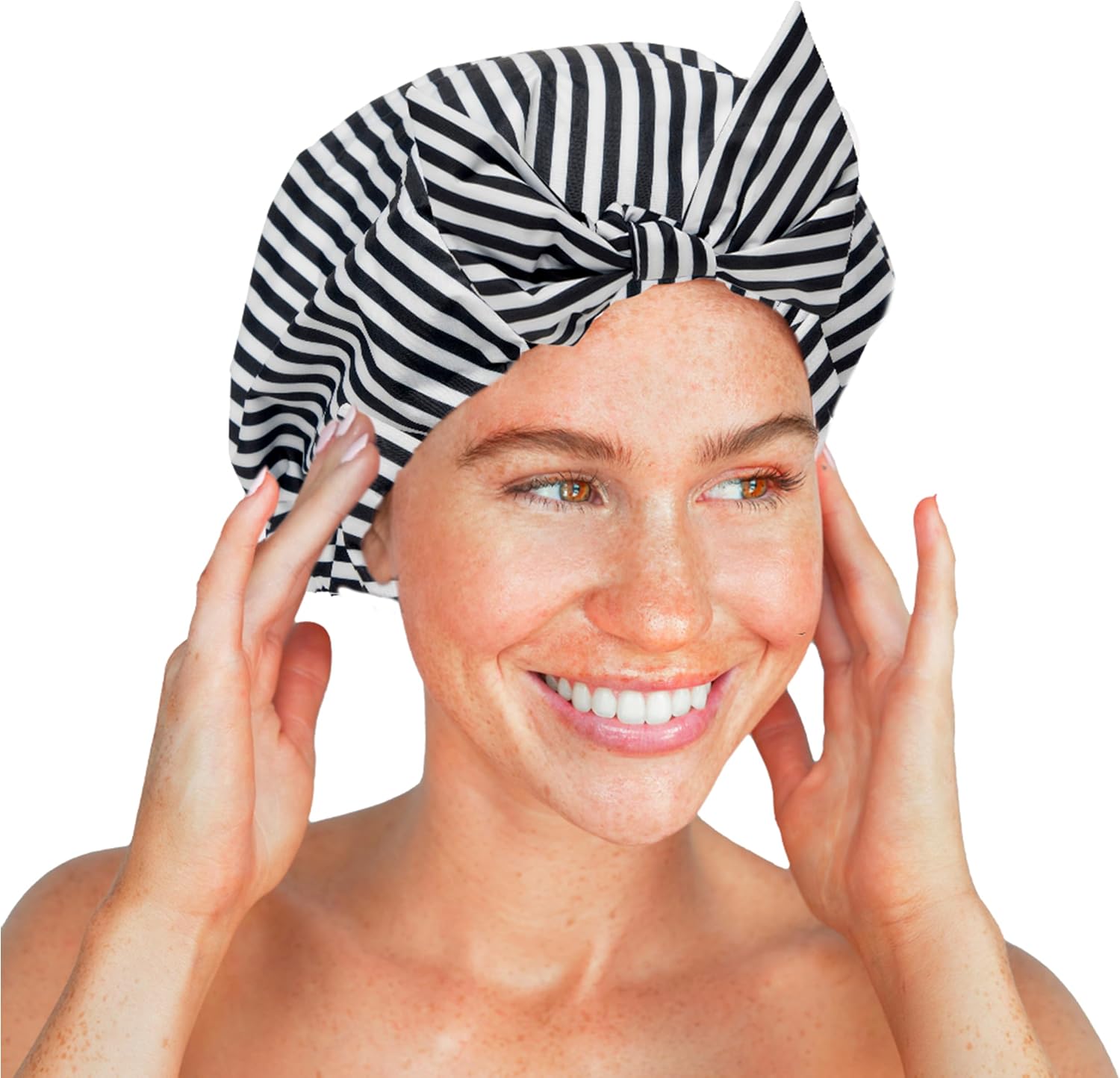 Detalle 2 de Kitsch cuffia da doccia Luxury Stripe