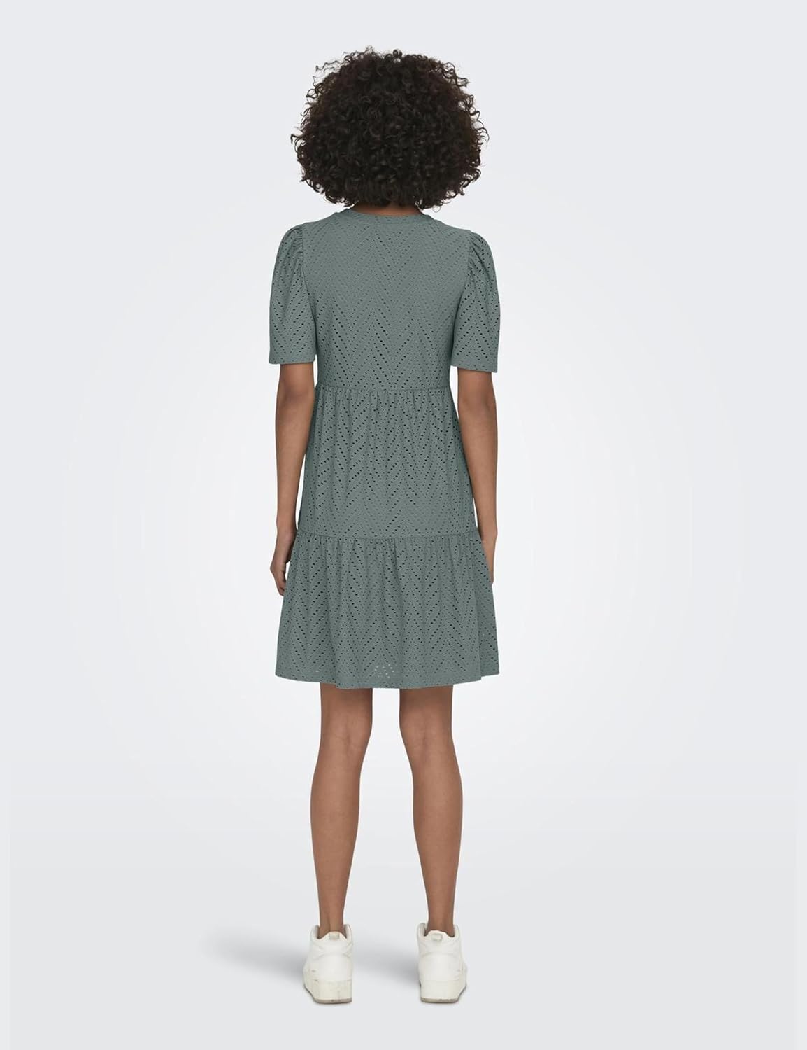 Detalle de JDY JDYCARLA Kurzes Kleid – Schulterfrei, Mini-Länge aus Polyester