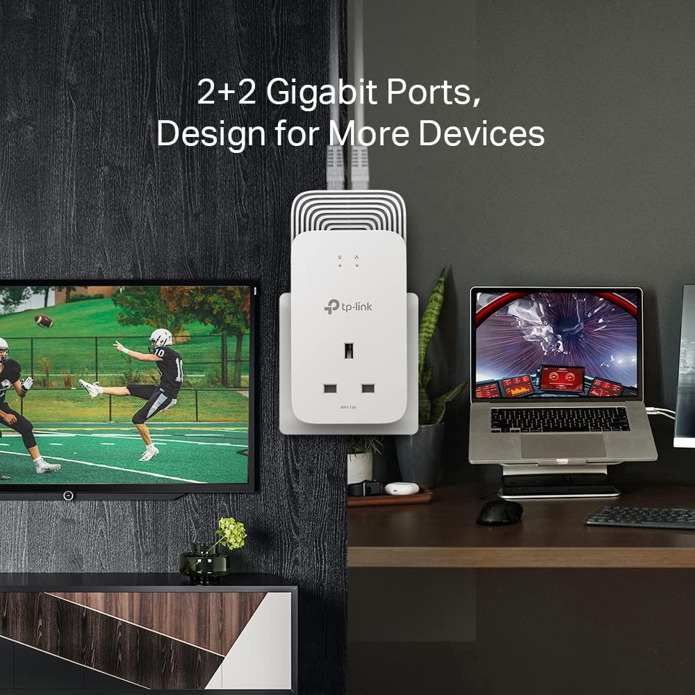 Detalle 2 de TP-Link PG2400PKIT G.hn 2400 powerline adapter pack of 2 🔌
