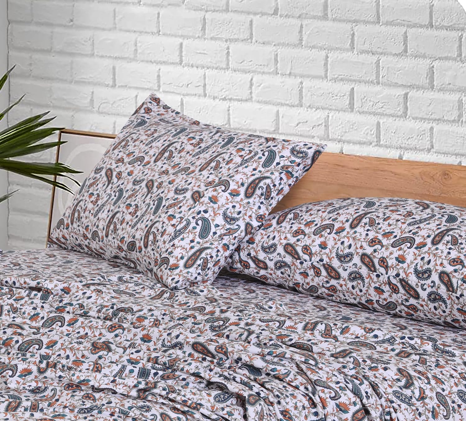 Thumbnail 6 de RUVANTI Queen Percale Cotton Sheets 16