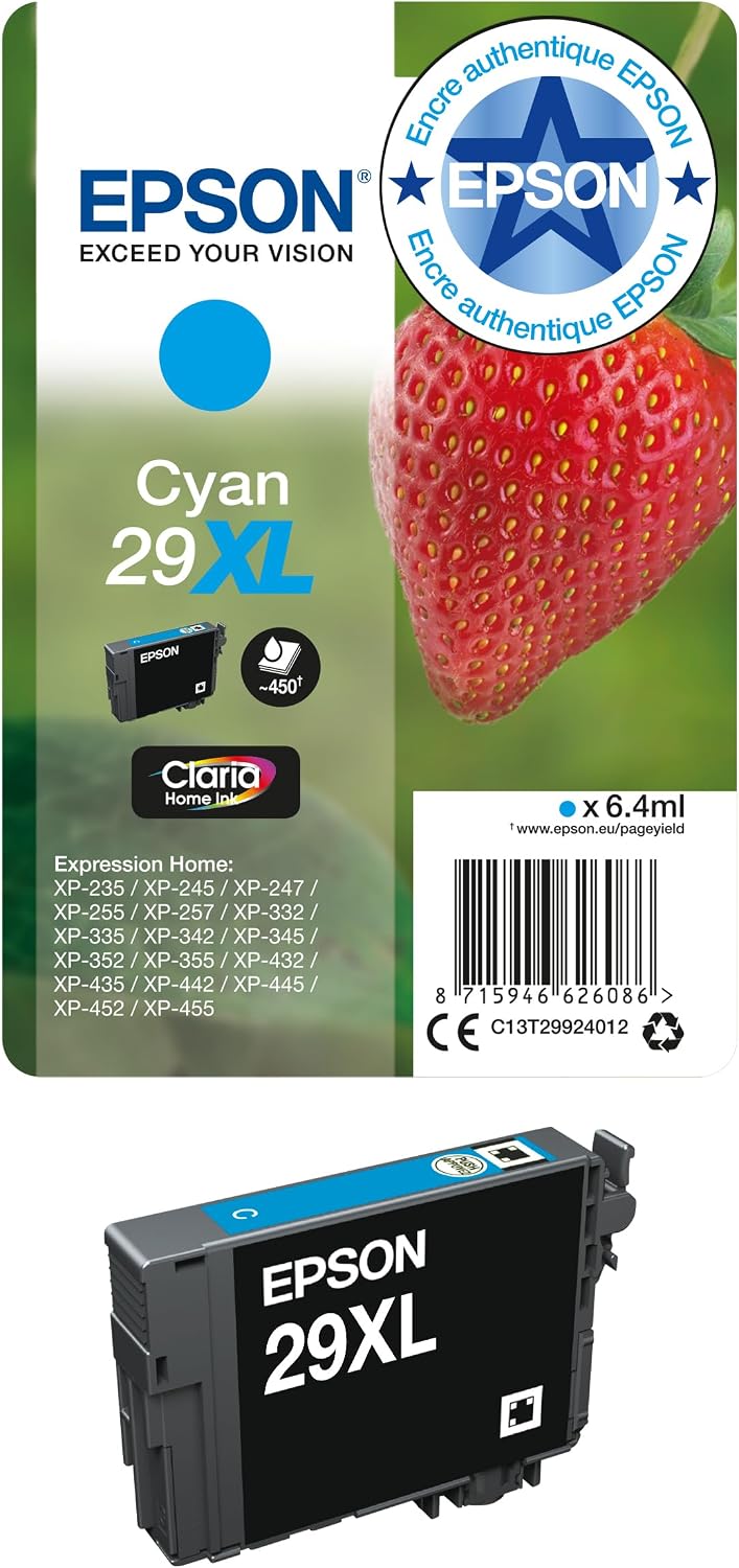 Detalle 2 de Epson C13T29964511 Emballage 4 couleurs