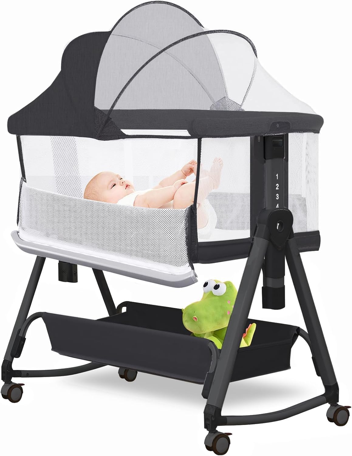 Detalle de Jestonten bedside bassinet, 7 height settings