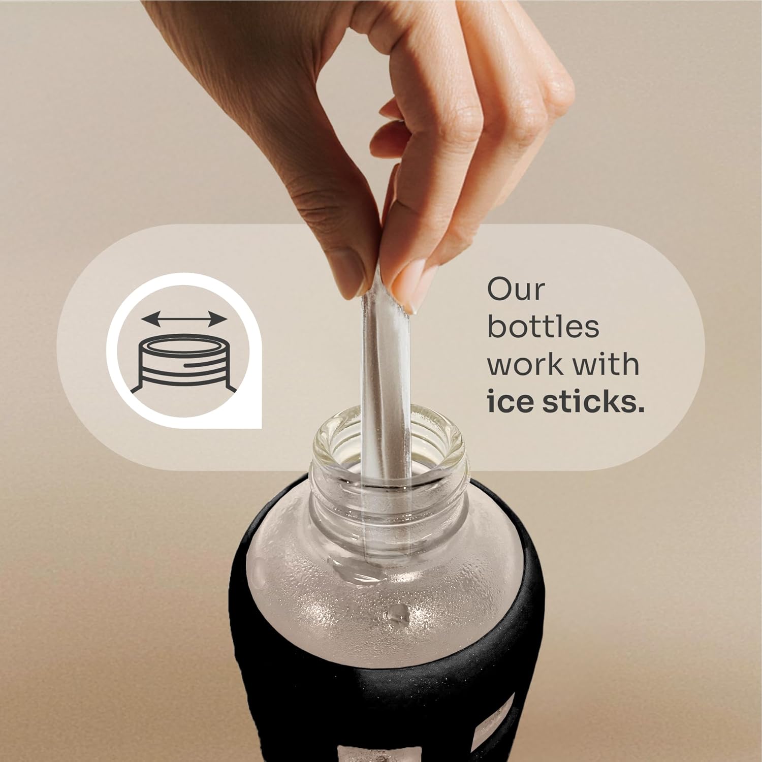 Thumbnail 4 de purifyou 32oz Borosilicate Water Bottle