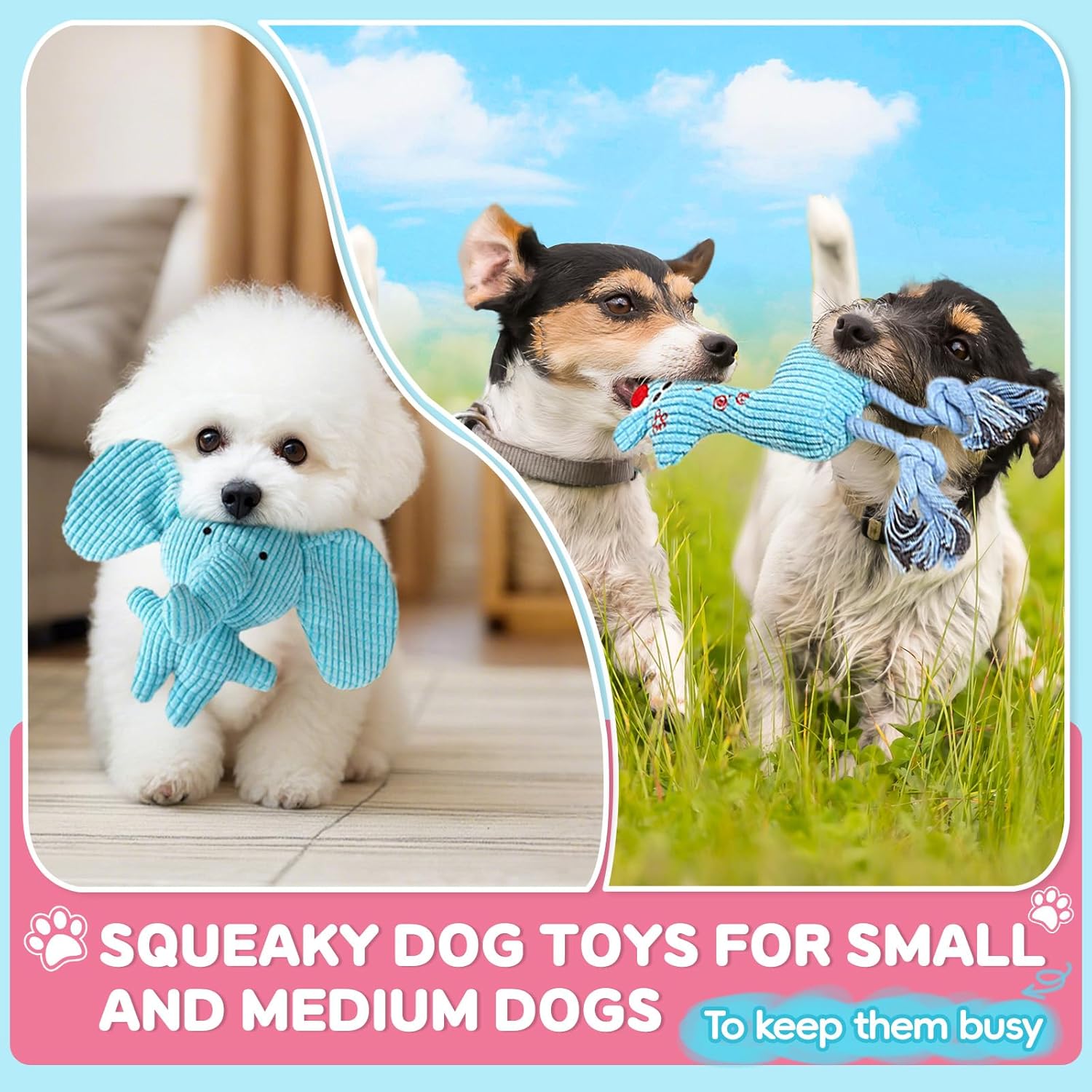 Thumbnail 3 de 2TRUL 8 Pack Puppy Teething Toys