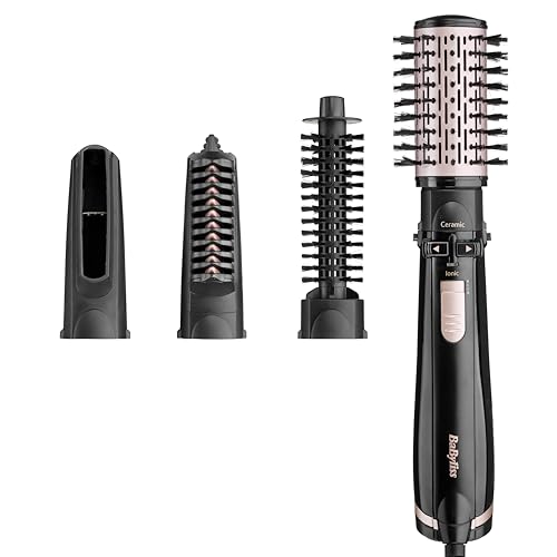 Detalle de BaByliss AS200E cepillo rotatorio 4 accesorios ✂