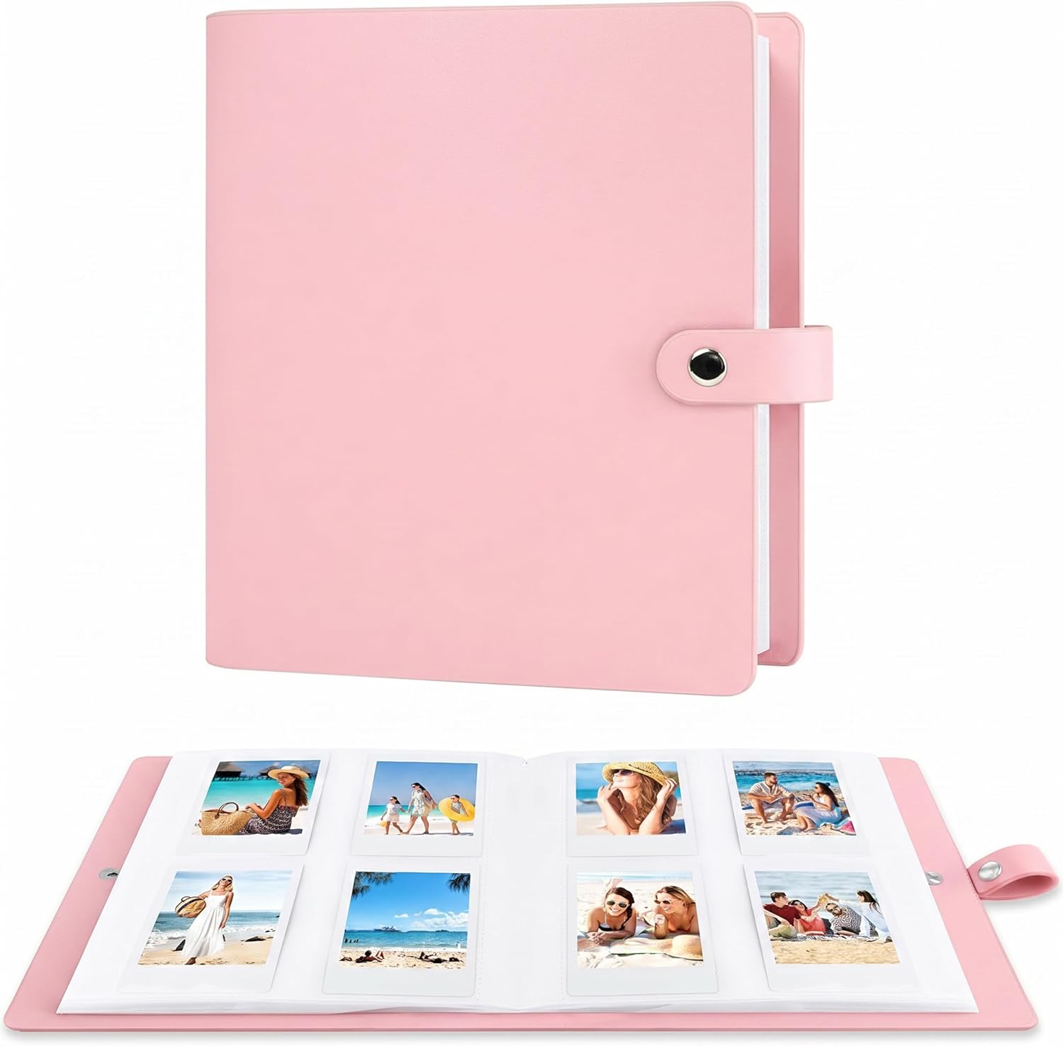 320 Pocket Photo Album for Fujifilm Instax Mini & Other Instant Cameras (Pink)