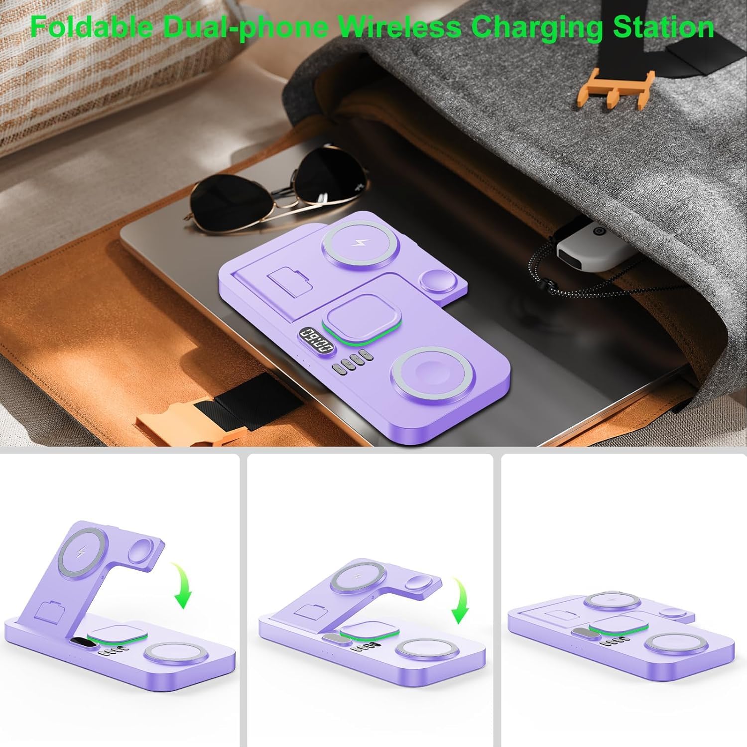 Thumbnail 6 de Wireless Charging Station with Foldable Design