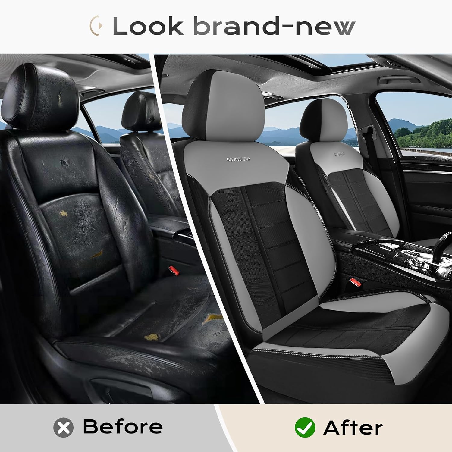 Detalle 2 de Coverado Car Seat Covers Air Mesh