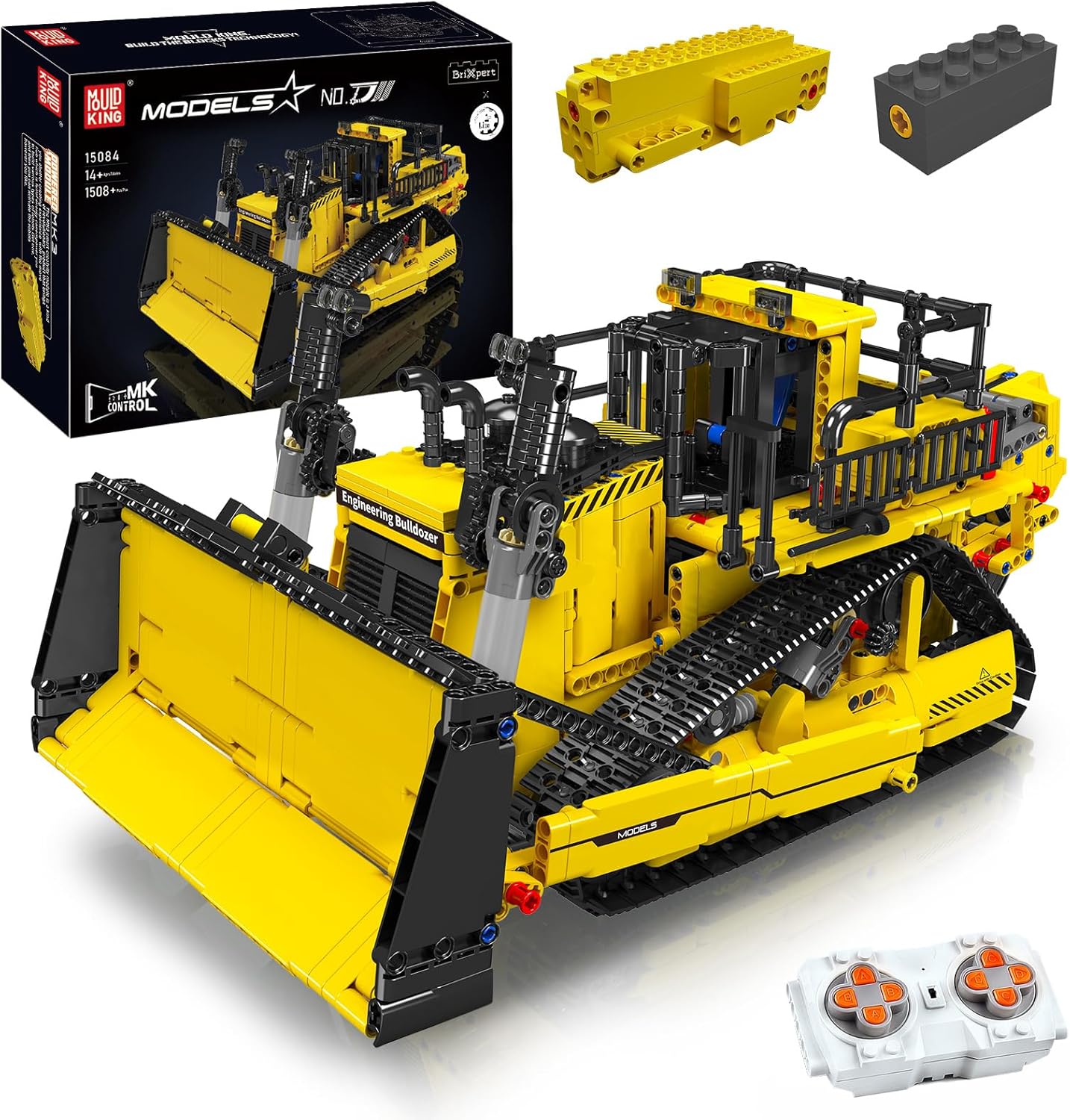Thumbnail 6 de Mould King 17054 Bulldozer télescopique télécommandé 🚜