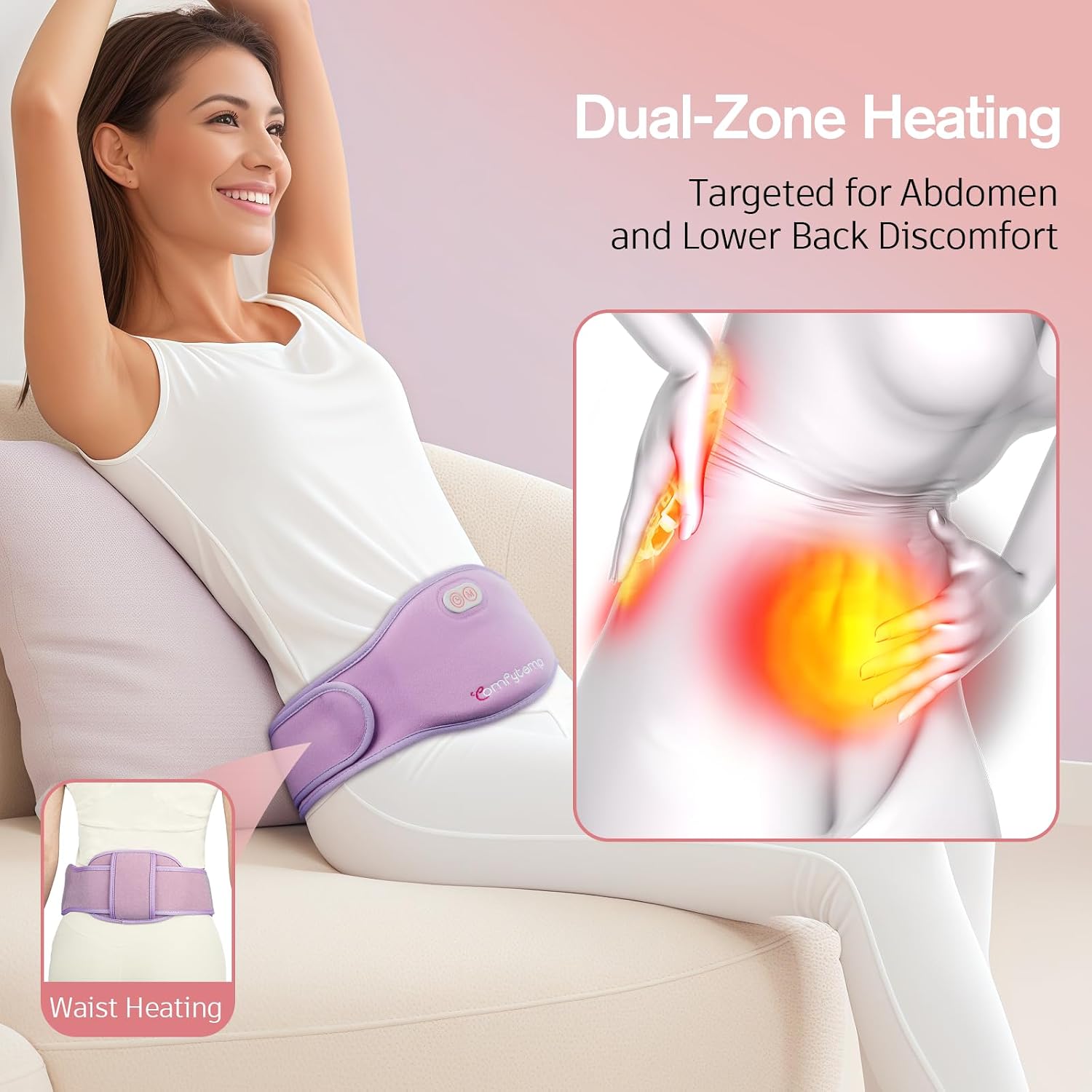 Detalle de Comfytemp Wearable Heating Pad, 5000mAh