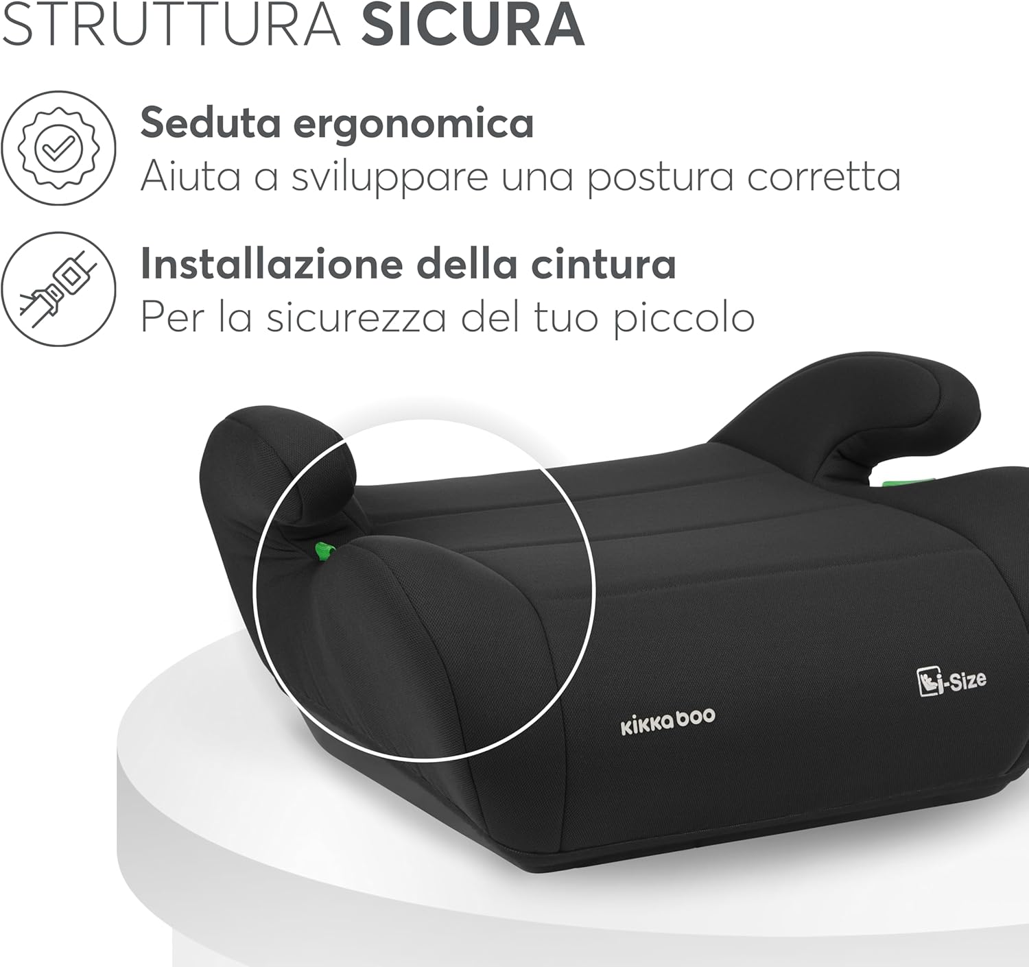 Thumbnail 6 de KikkaBoo i-UP Rialzo auto: sicurezza i-Size per bambini 22–36 kg (125–150 cm)