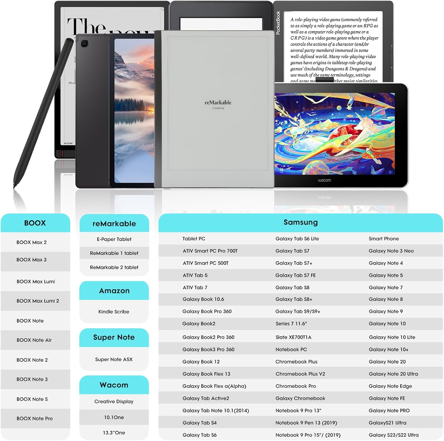 Thumbnail 1 de Magnetic Stylus Pen for Remarkable 2, 4096 Pressure 🎨