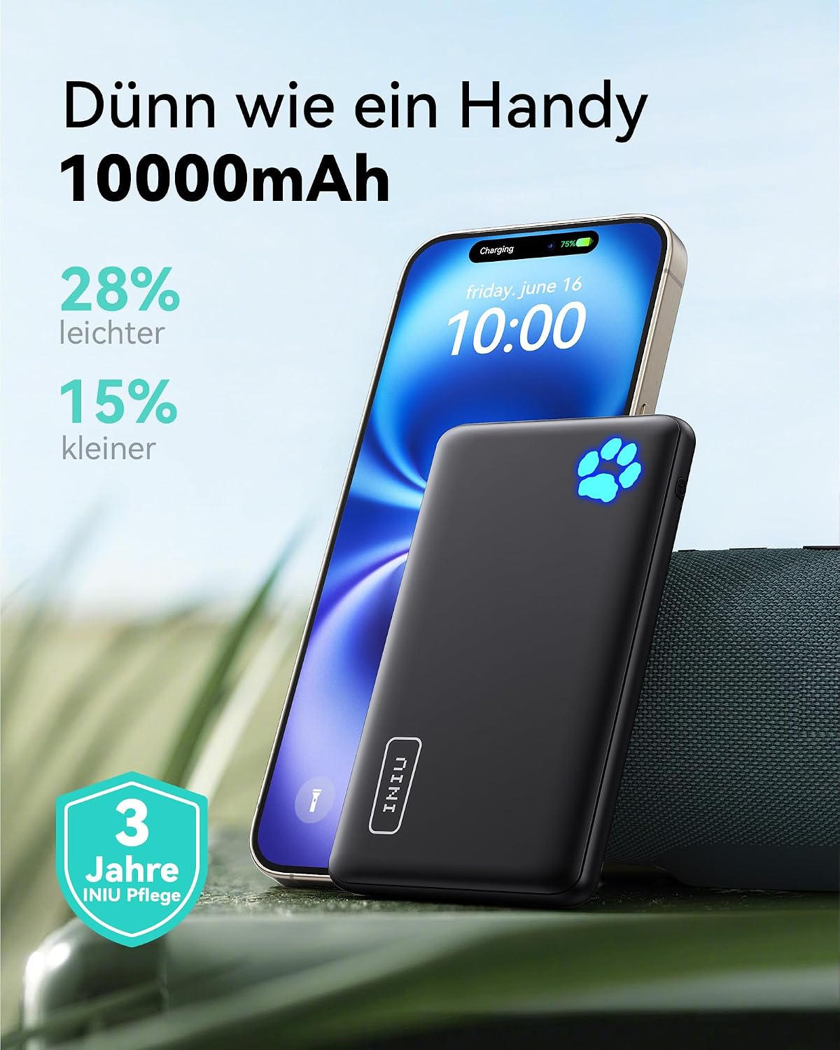 Thumbnail 1 de INIU Ultra Slim 10000mAh Powerbank