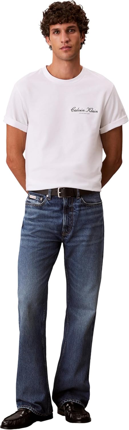 Thumbnail 3 de Calvin Klein 20s March Graphic Seasonal Fashi Lv04rf822g maglietta grafica da uomo