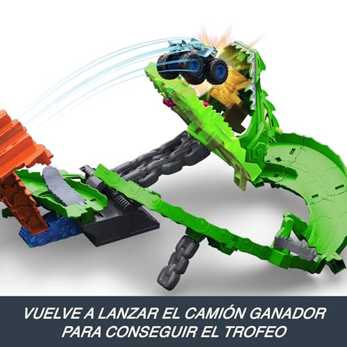 Thumbnail 3 de Hot Wheels Monster Trucks Sharks vs. Dinos Conjunto 1:64